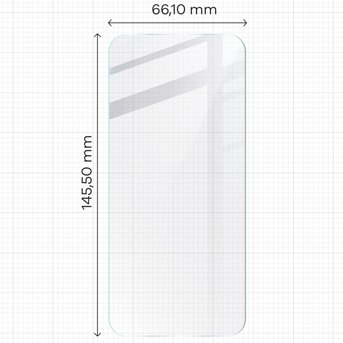Szkło hartowane Bizon Glass Clear - 3 szt. + obiektyw, Google Pixel 8a
